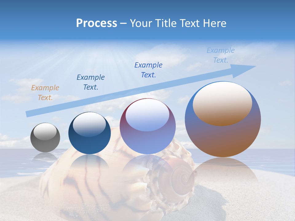 Holiday Tropical Shoreline PowerPoint Template