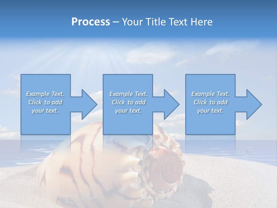 Holiday Tropical Shoreline PowerPoint Template