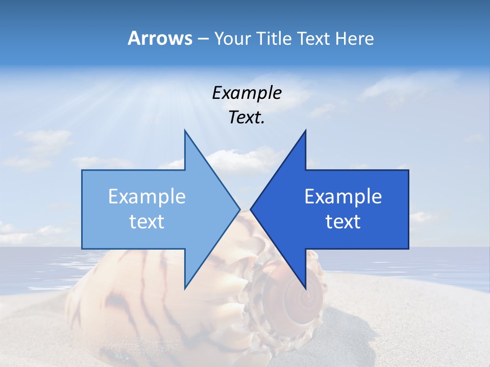 Holiday Tropical Shoreline PowerPoint Template