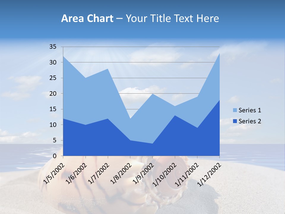 Holiday Tropical Shoreline PowerPoint Template