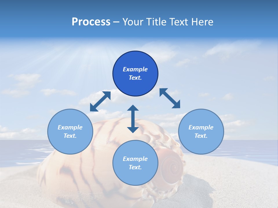 Holiday Tropical Shoreline PowerPoint Template