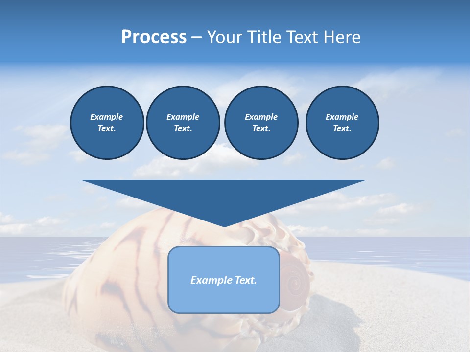 Holiday Tropical Shoreline PowerPoint Template