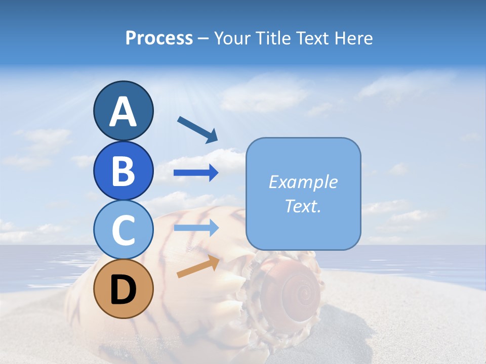 Holiday Tropical Shoreline PowerPoint Template