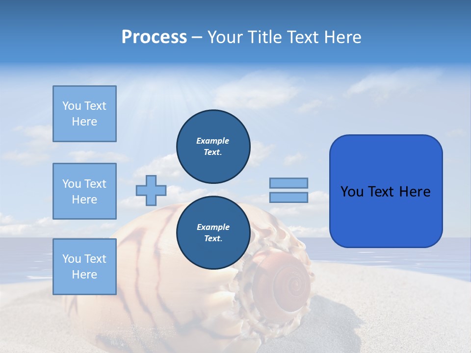 Holiday Tropical Shoreline PowerPoint Template