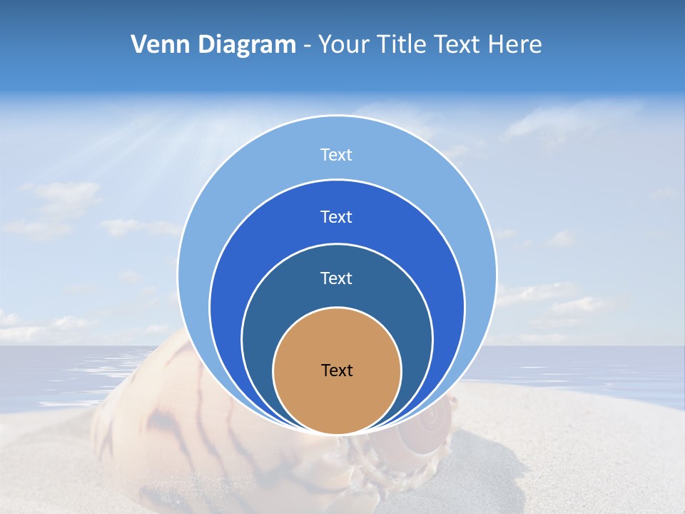 Holiday Tropical Shoreline PowerPoint Template