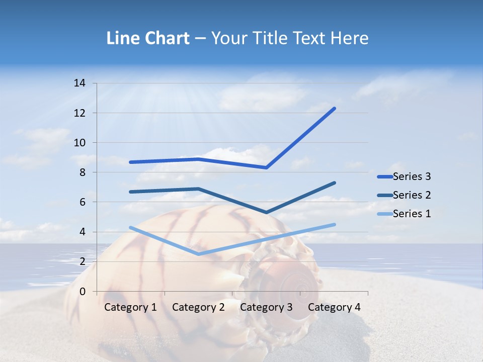 Holiday Tropical Shoreline PowerPoint Template