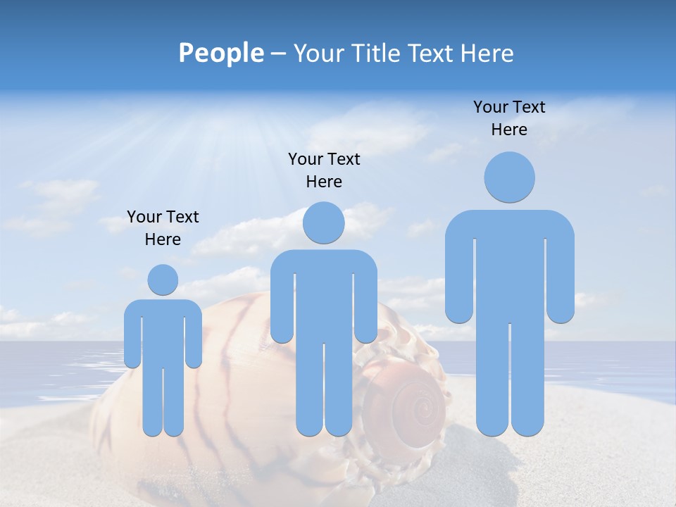 Holiday Tropical Shoreline PowerPoint Template