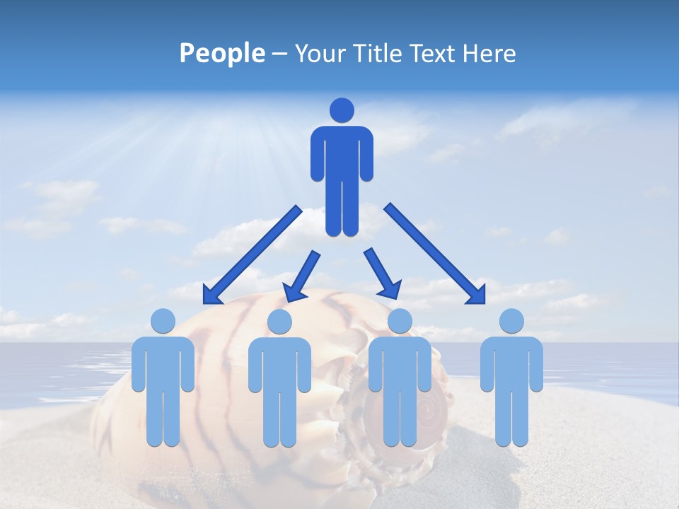 Holiday Tropical Shoreline PowerPoint Template