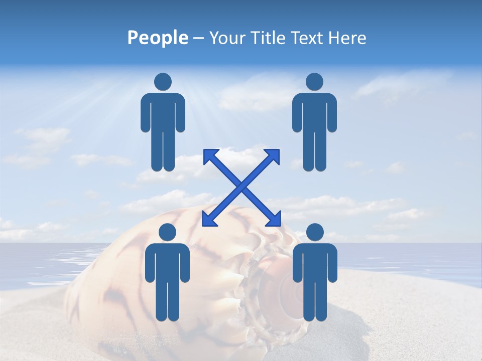 Holiday Tropical Shoreline PowerPoint Template