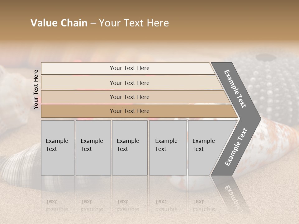 Sea Pattern Clam PowerPoint Template