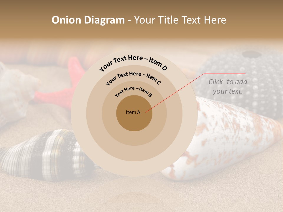 Sea Pattern Clam PowerPoint Template