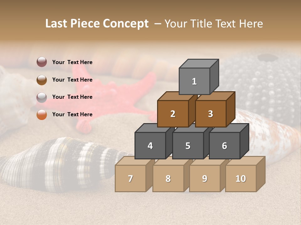 Sea Pattern Clam PowerPoint Template