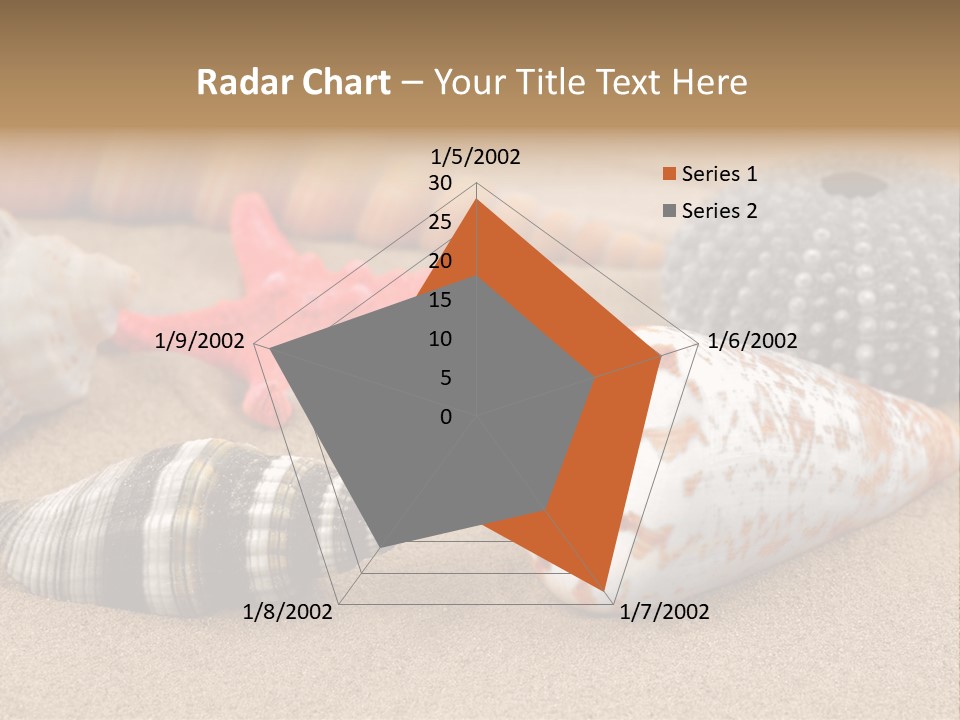 Sea Pattern Clam PowerPoint Template