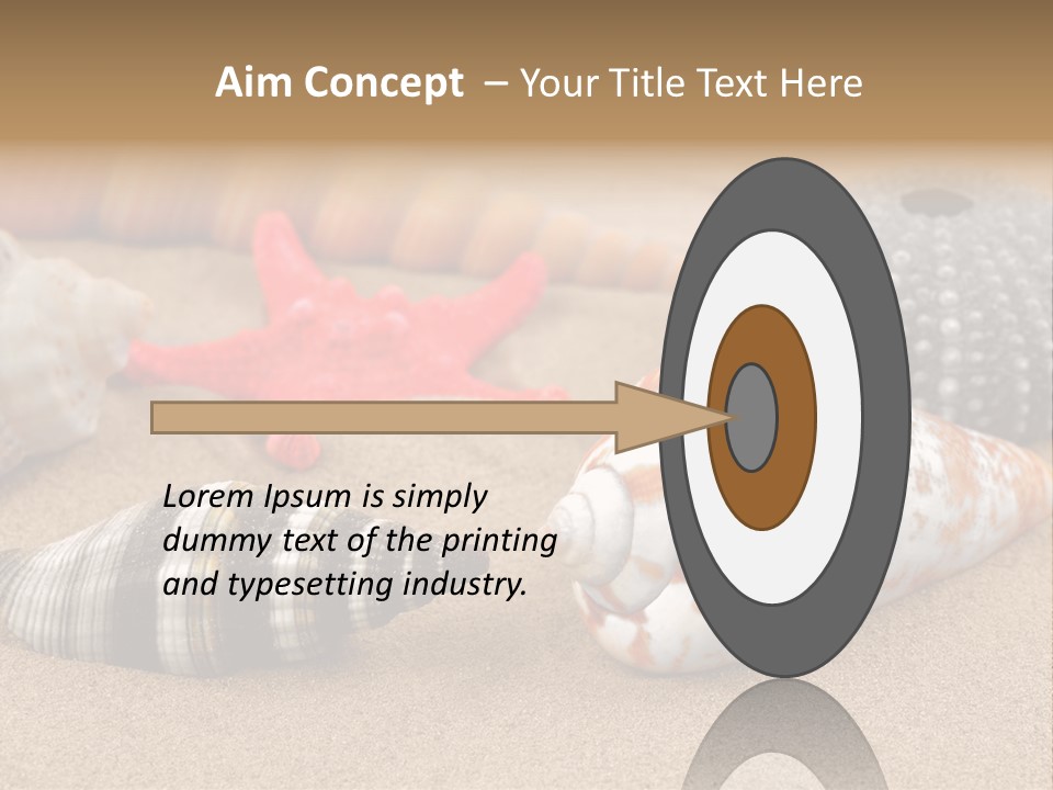 Sea Pattern Clam PowerPoint Template