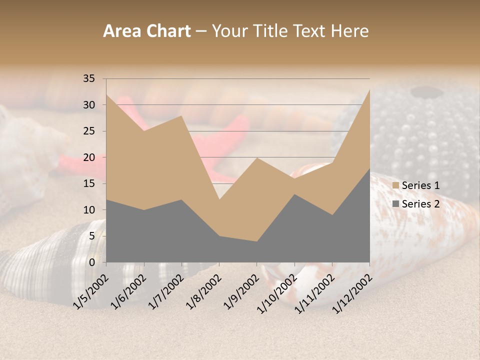 Sea Pattern Clam PowerPoint Template