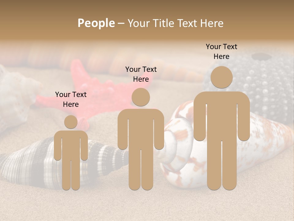 Sea Pattern Clam PowerPoint Template