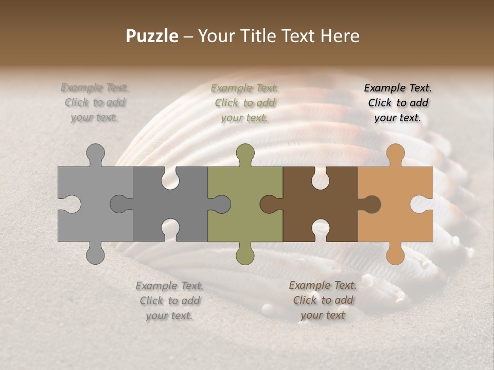 Coast Ornament Object PowerPoint Template