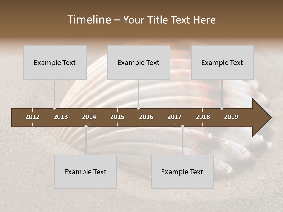 Coast Ornament Object PowerPoint Template