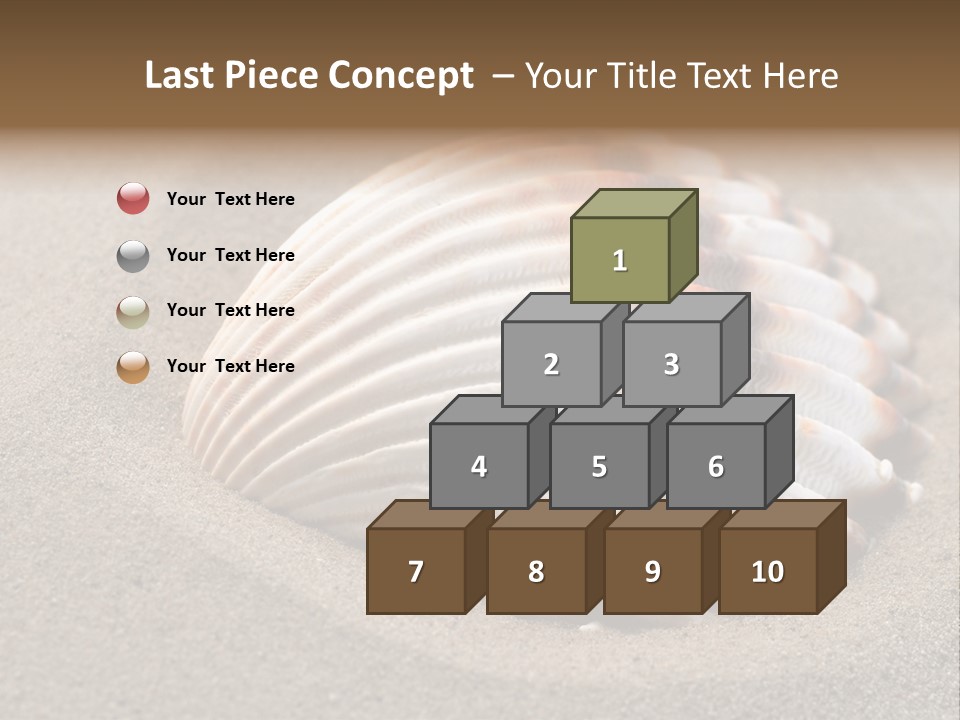 Coast Ornament Object PowerPoint Template