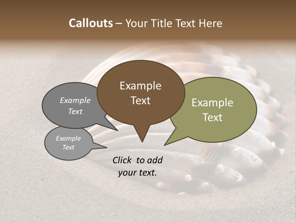 Coast Ornament Object PowerPoint Template