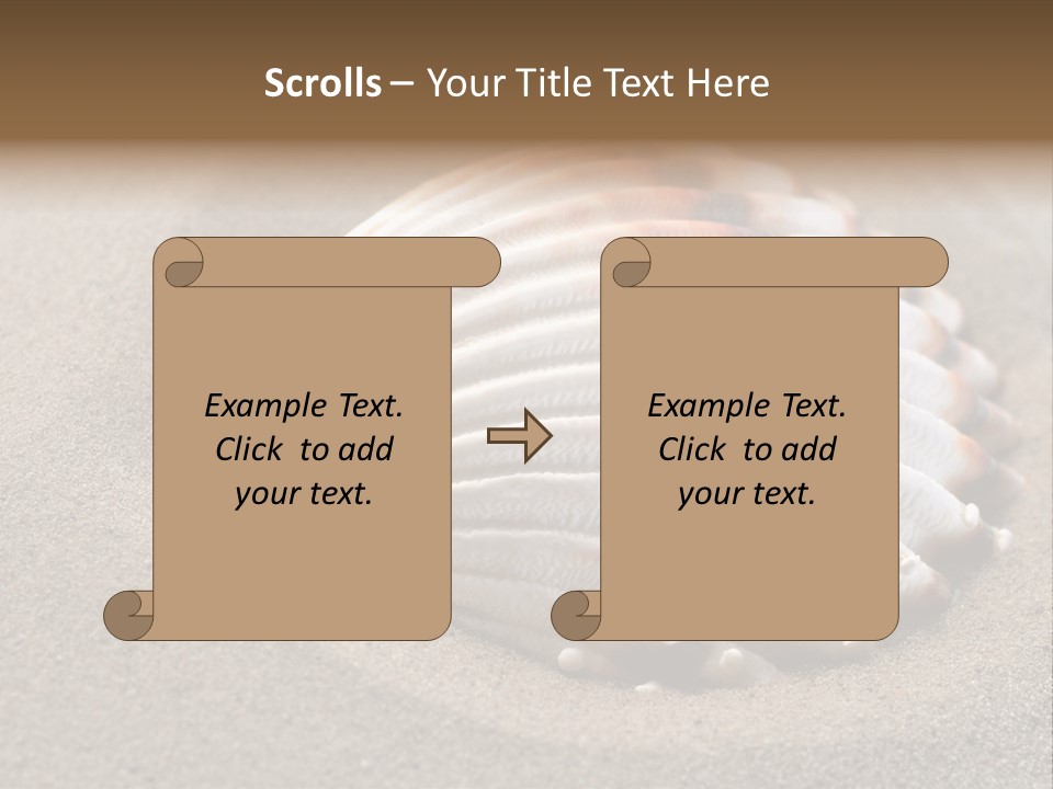 Coast Ornament Object PowerPoint Template