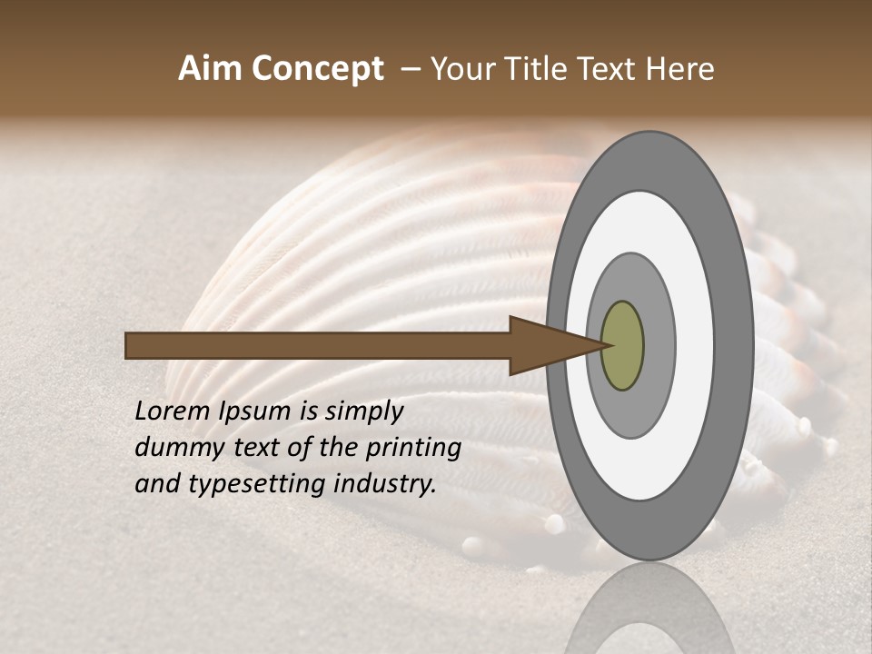 Coast Ornament Object PowerPoint Template