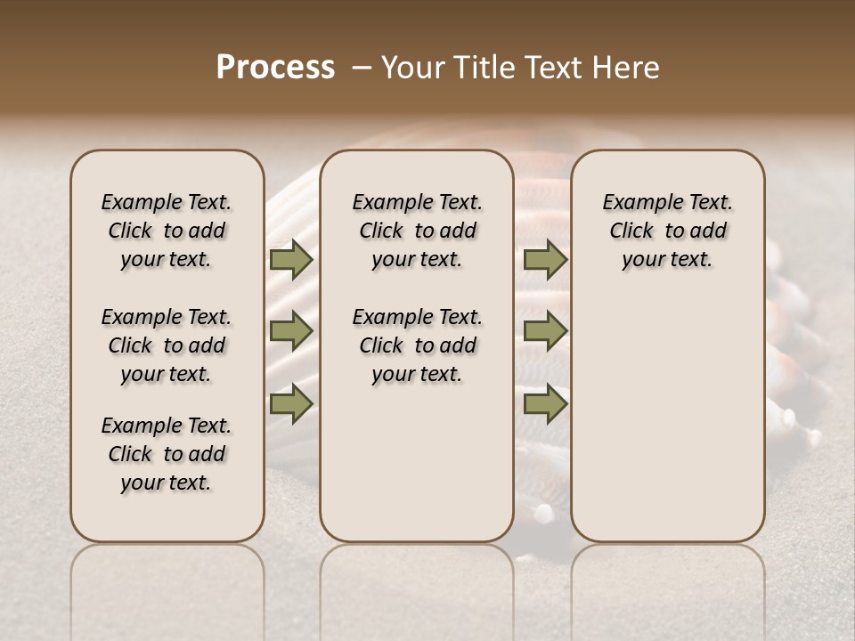 Coast Ornament Object PowerPoint Template