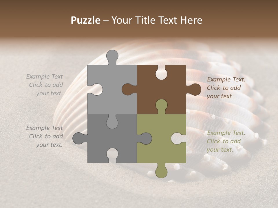 Wildlife Mussel Ocean PowerPoint Template