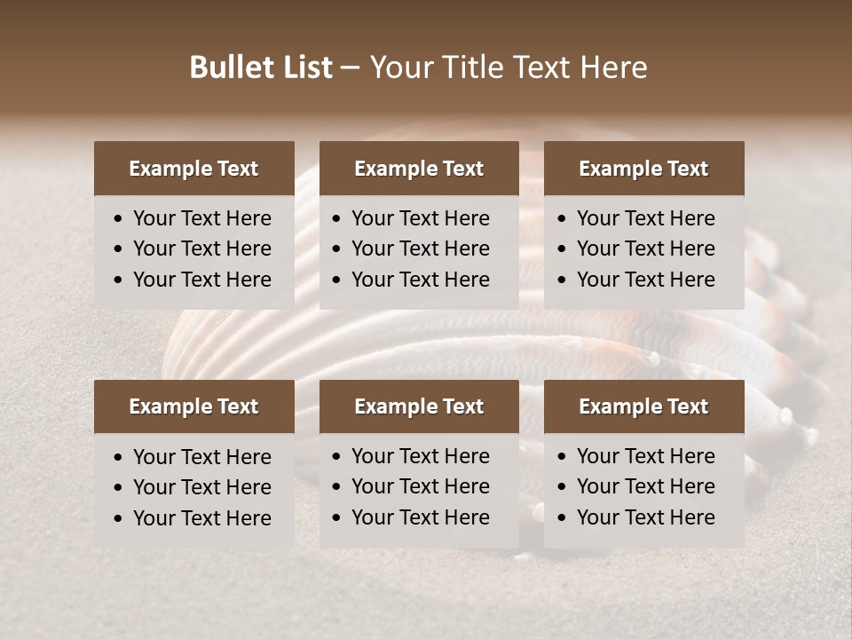 Wildlife Mussel Ocean PowerPoint Template