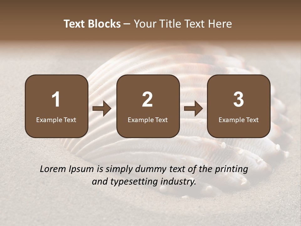 Wildlife Mussel Ocean PowerPoint Template