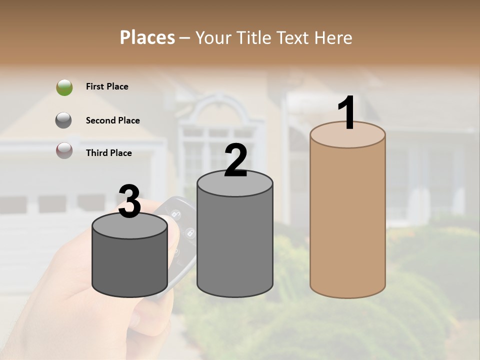 Security System Unlock Homes PowerPoint Template