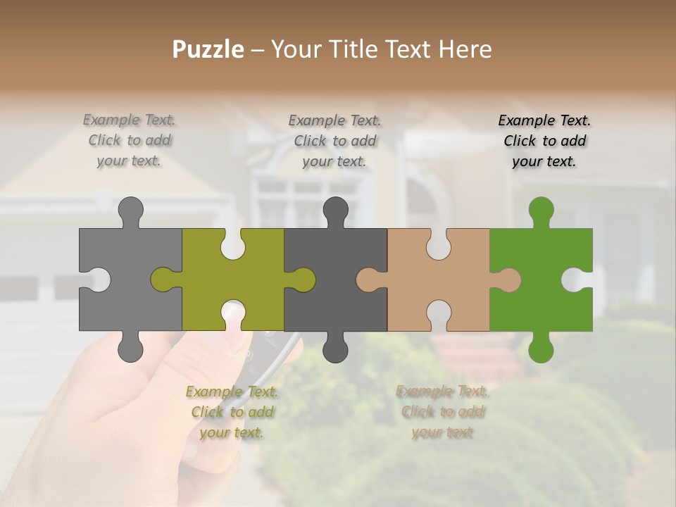 Security System Unlock Homes PowerPoint Template