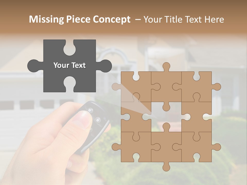 Security System Unlock Homes PowerPoint Template