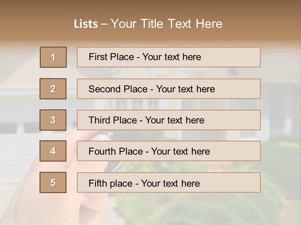 Security System Unlock Homes PowerPoint Template