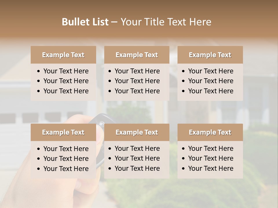 Security System Unlock Homes PowerPoint Template