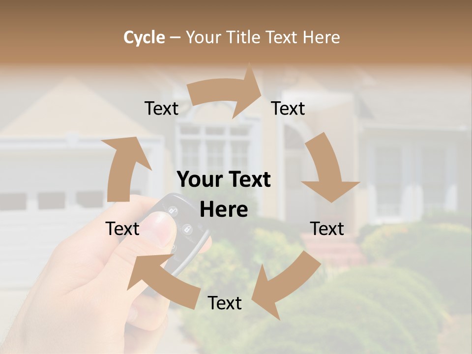 Security System Unlock Homes PowerPoint Template