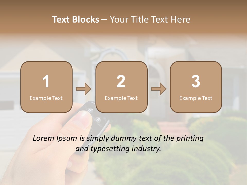 Security System Unlock Homes PowerPoint Template