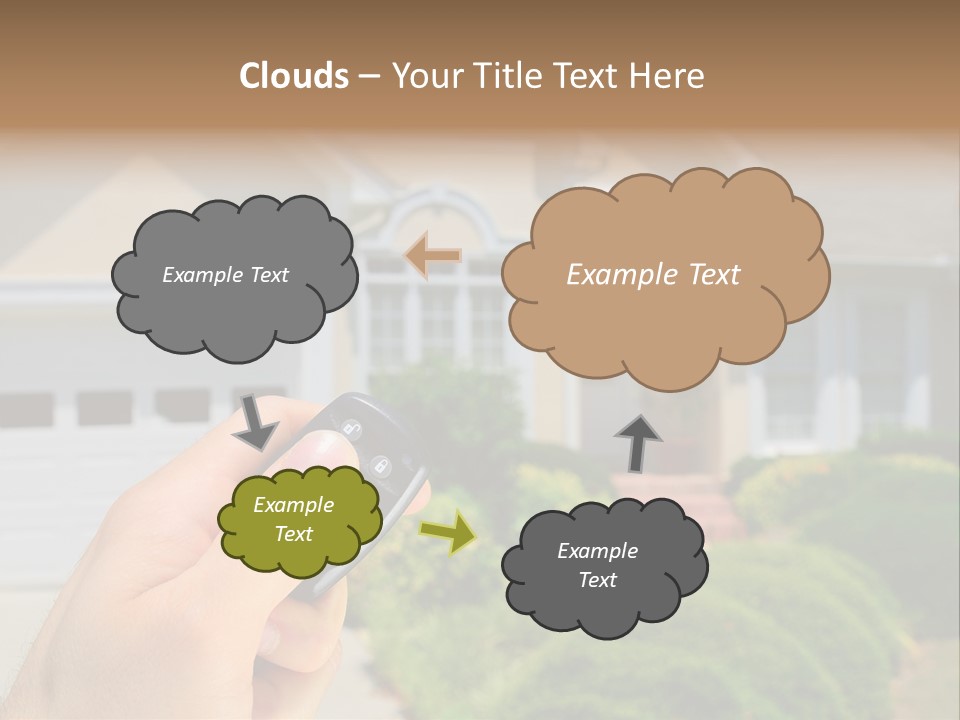 Security System Unlock Homes PowerPoint Template