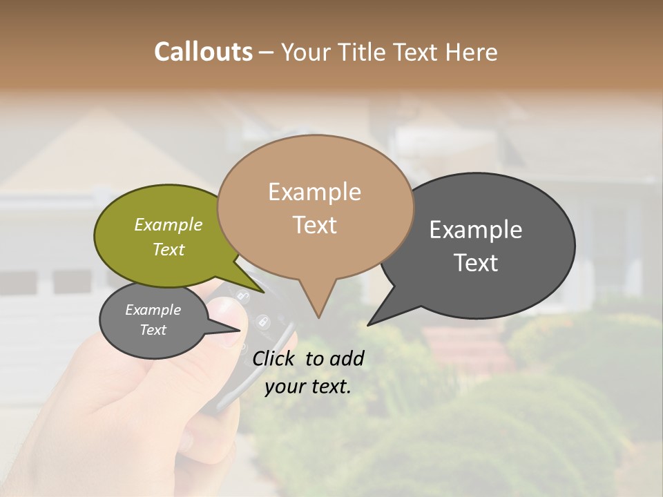 Security System Unlock Homes PowerPoint Template