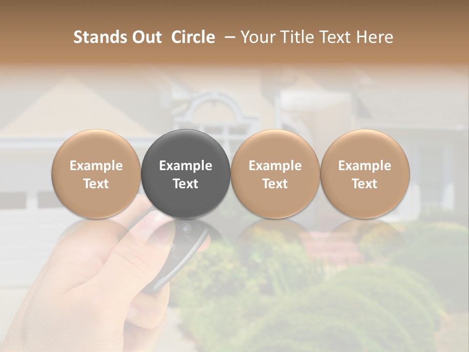 Security System Unlock Homes PowerPoint Template