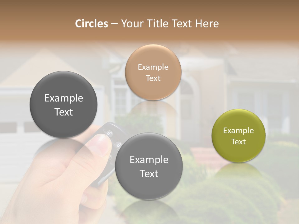 Security System Unlock Homes PowerPoint Template