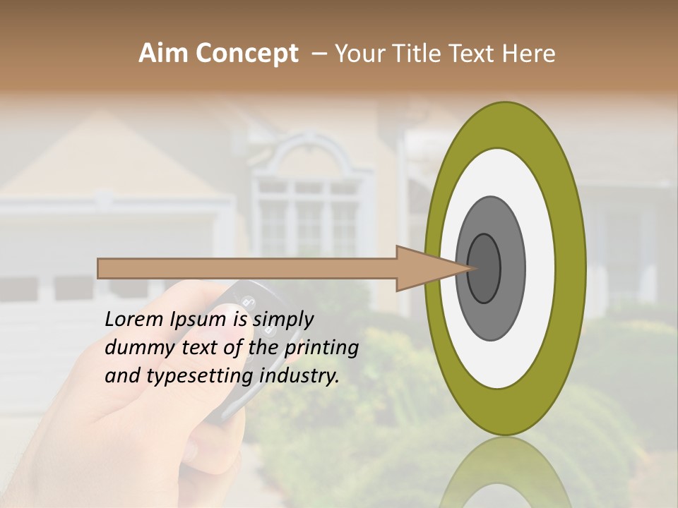 Security System Unlock Homes PowerPoint Template