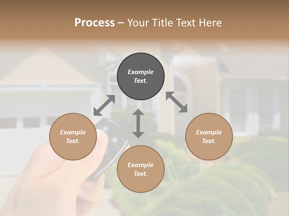 Security System Unlock Homes PowerPoint Template