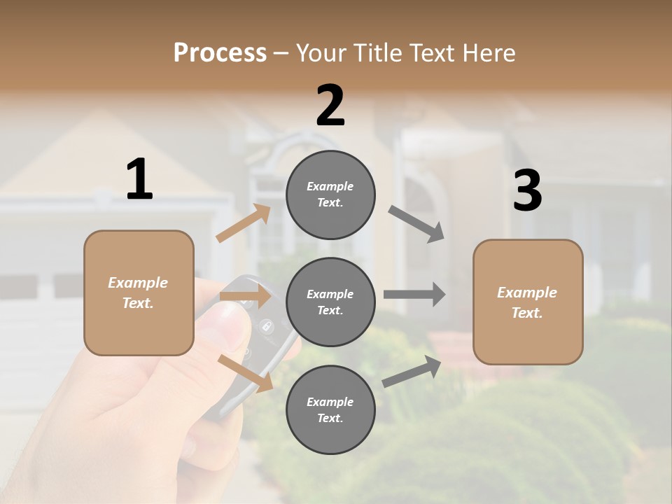 Security System Unlock Homes PowerPoint Template