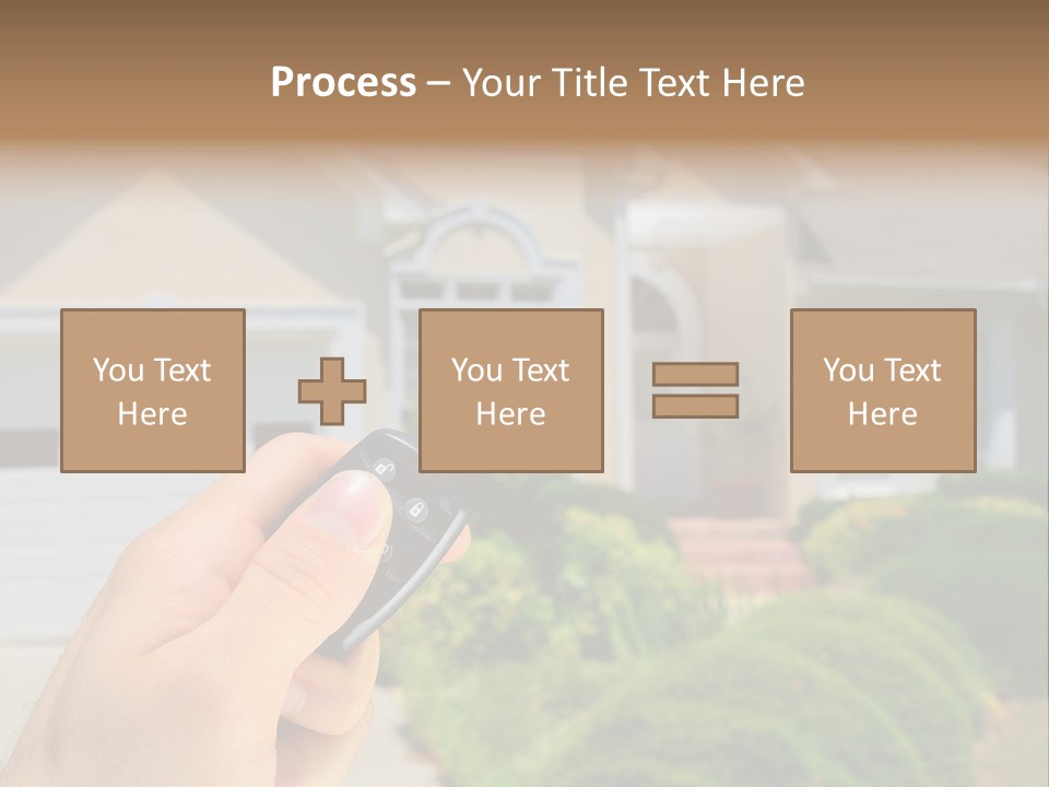Security System Unlock Homes PowerPoint Template