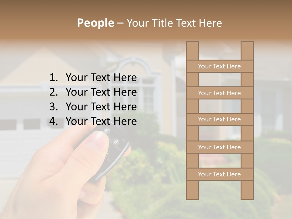Security System Unlock Homes PowerPoint Template