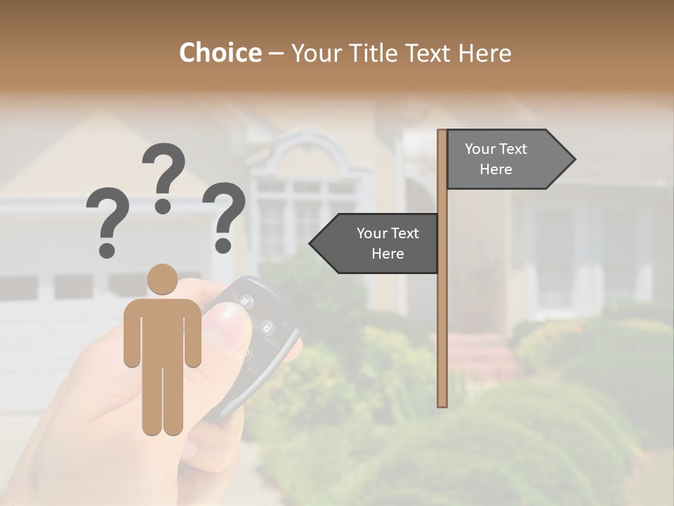 Security System Unlock Homes PowerPoint Template