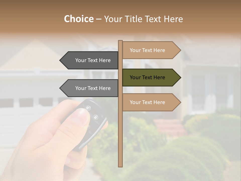 Security System Unlock Homes PowerPoint Template