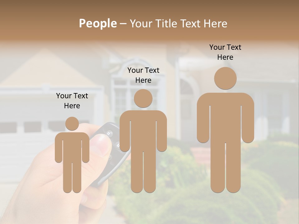 Security System Unlock Homes PowerPoint Template