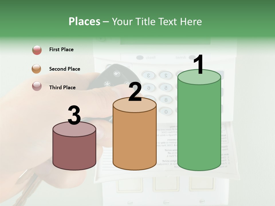 Panel House Alarm Security PowerPoint Template